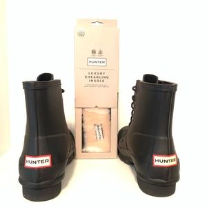 Hunter Original Lace Up Rain boots womens size 9